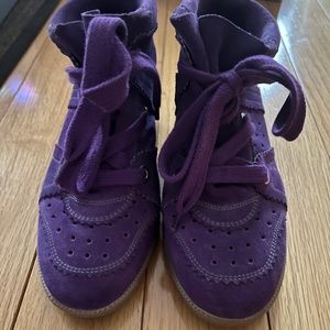 ISABEL MARANT BOBBY WEDGE 100% Calf Leather wedge like new size 6